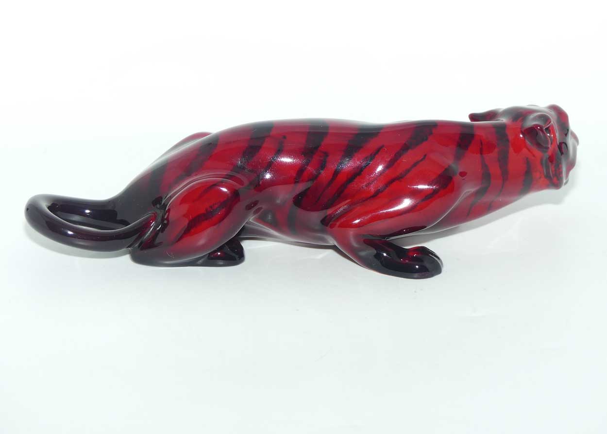HN0225 Royal Doulton Flambe Crouching Tiger | Original Label