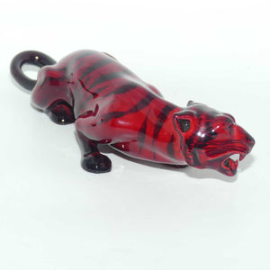 HN0225 Royal Doulton Flambe Crouching Tiger | Original Label