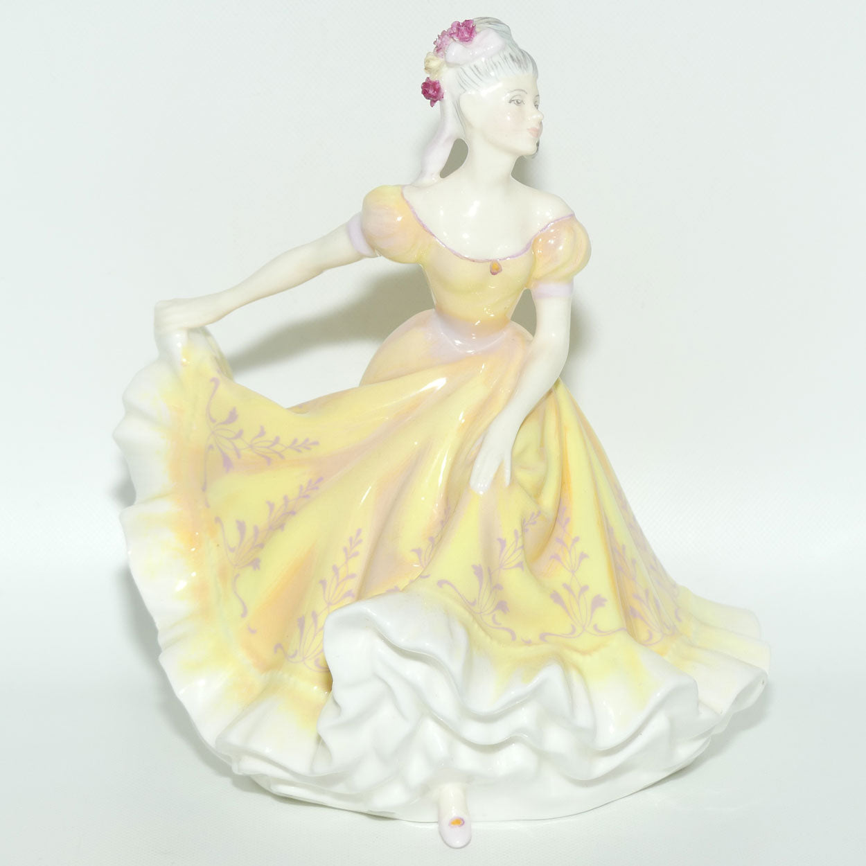 HN2379 Royal Doulton figure Ninette | Early | Yellow #2