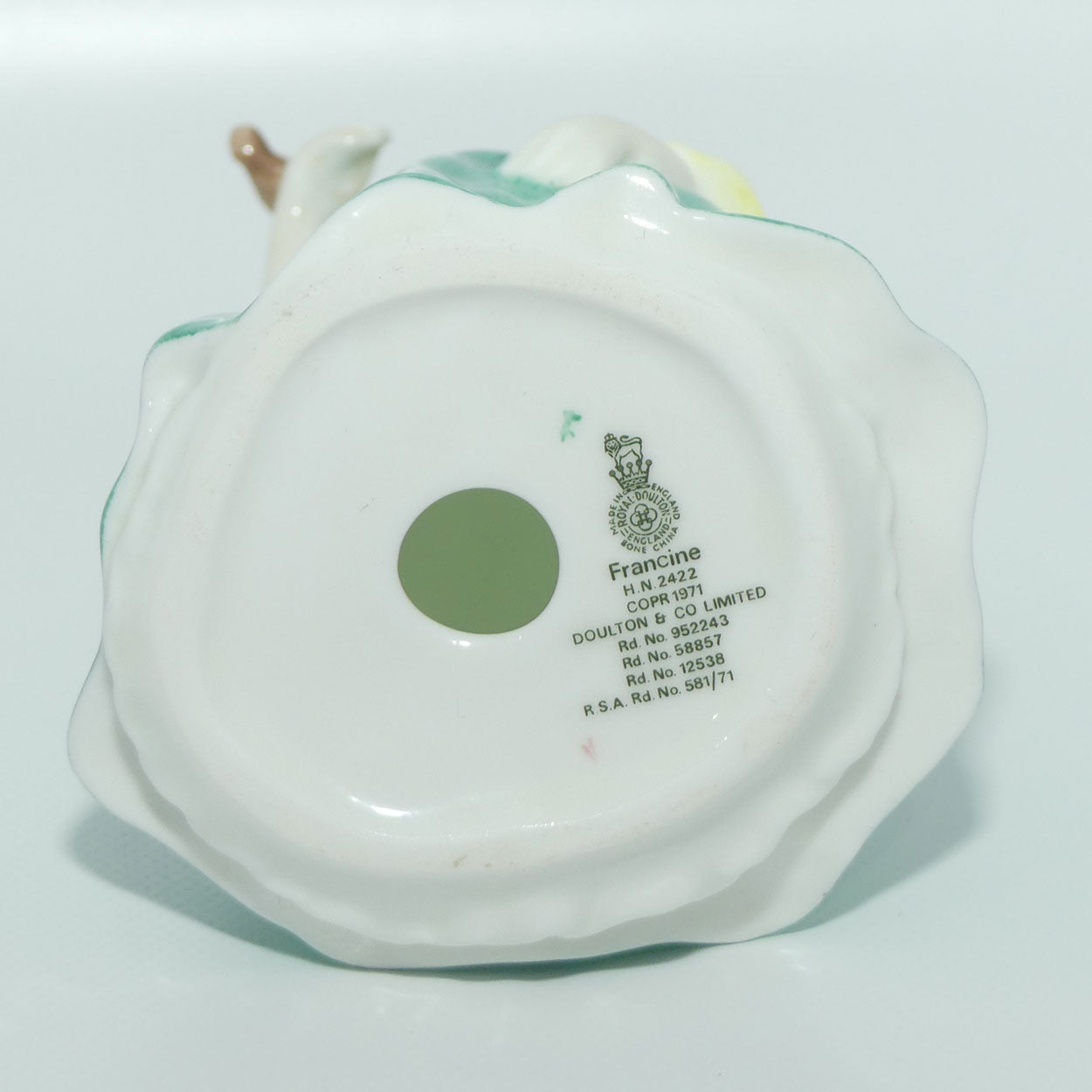 HN2422 Royal Doulton figure Francine | Bird with Tail Up