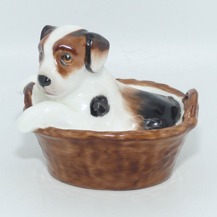 HN2587 Royal Doulton Terrier Sitting in Basket | #2