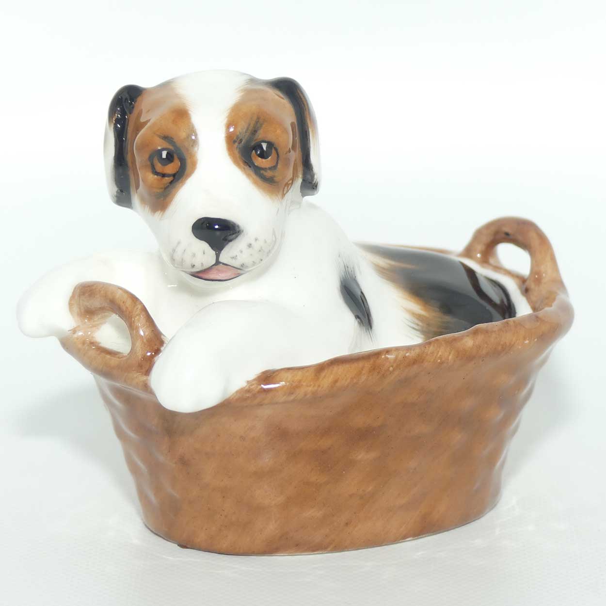 HN2587 Royal Doulton Terrier Sitting in Basket | #3