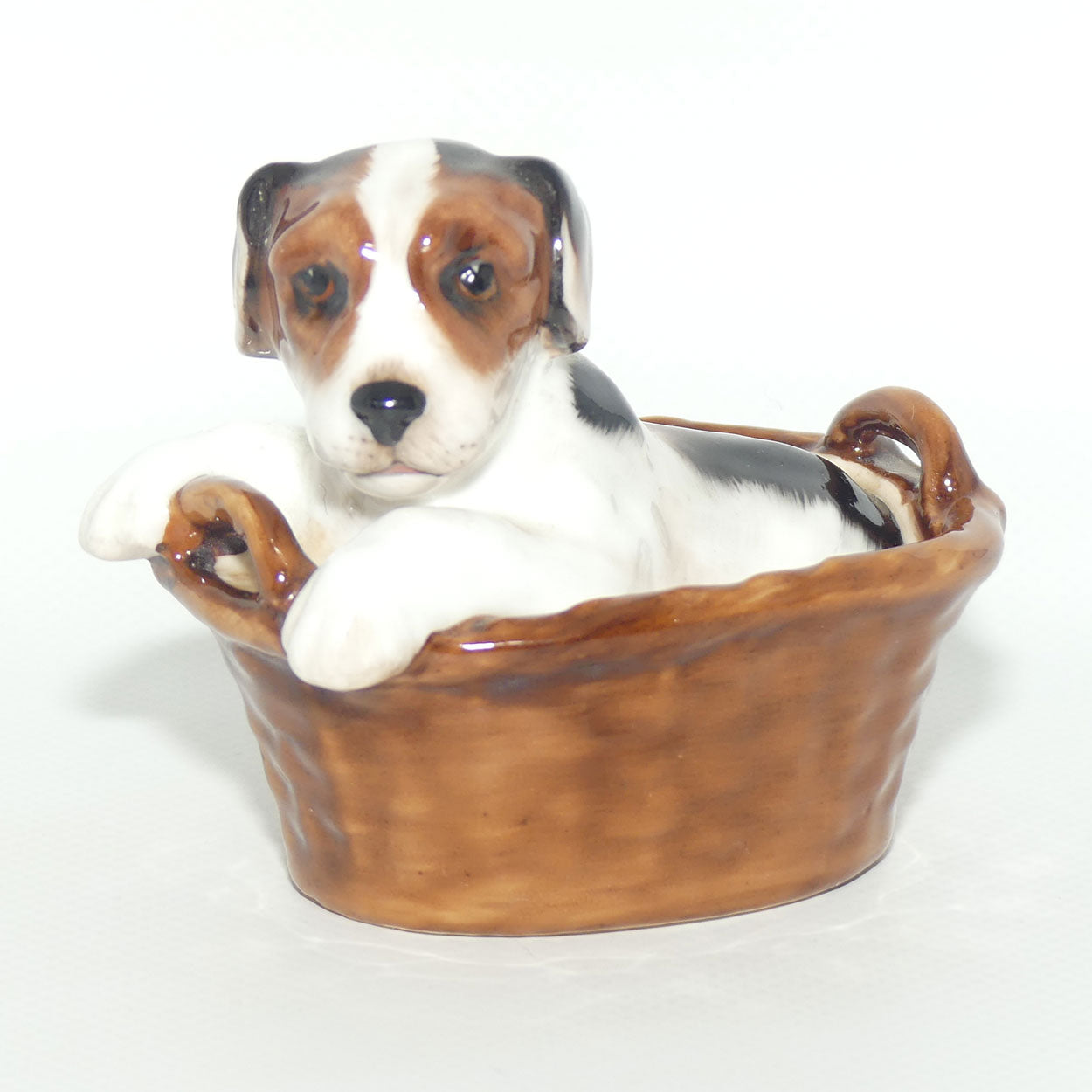 HN2587 Royal Doulton Terrier Sitting in Basket | #4