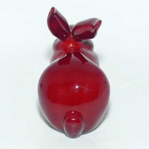 HN2592 Royal Doulton Flambe Hare - Crouching (Style Three)