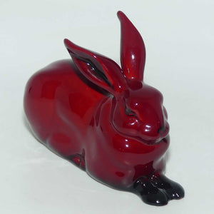 HN2592 Royal Doulton Flambe Hare - Crouching (Style Three)