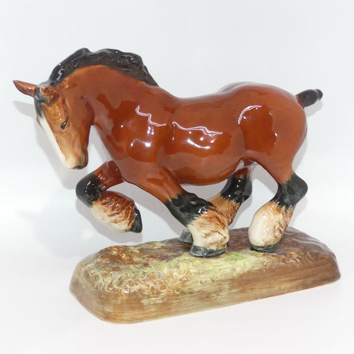 HN2623 Royal Doulton Horse figure | Punch Peon Chestnut Shire