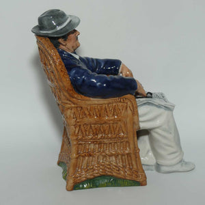 HN2677 Royal Doulton figure Taking Things Easy | Blue