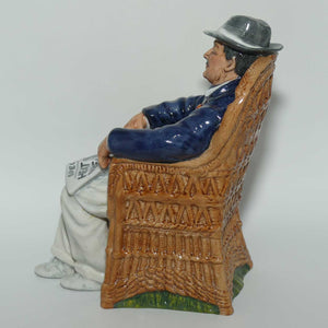 HN2677 Royal Doulton figure Taking Things Easy | Blue