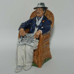 HN2677 Royal Doulton figure Taking Things Easy | Blue