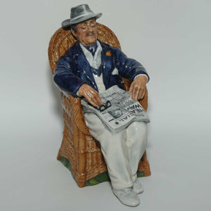 HN2677 Royal Doulton figure Taking Things Easy | Blue