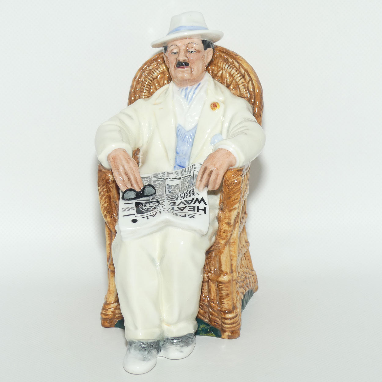 HN2680 Royal Doulton figure Taking Things Easy | Cream | Boxed