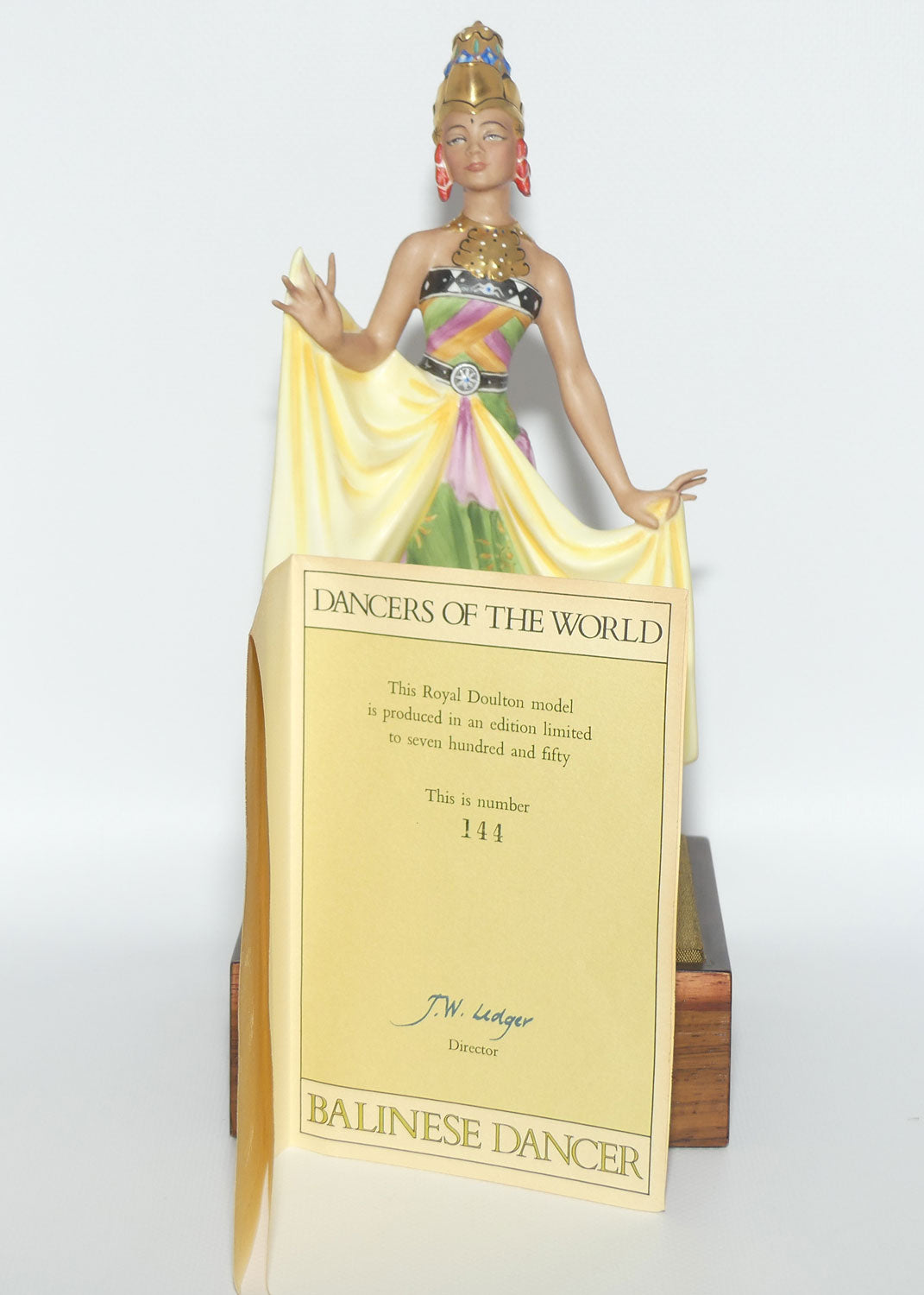 HN2808 Royal Doulton figure Balinese Dancer | LE 144 | Base + Cert