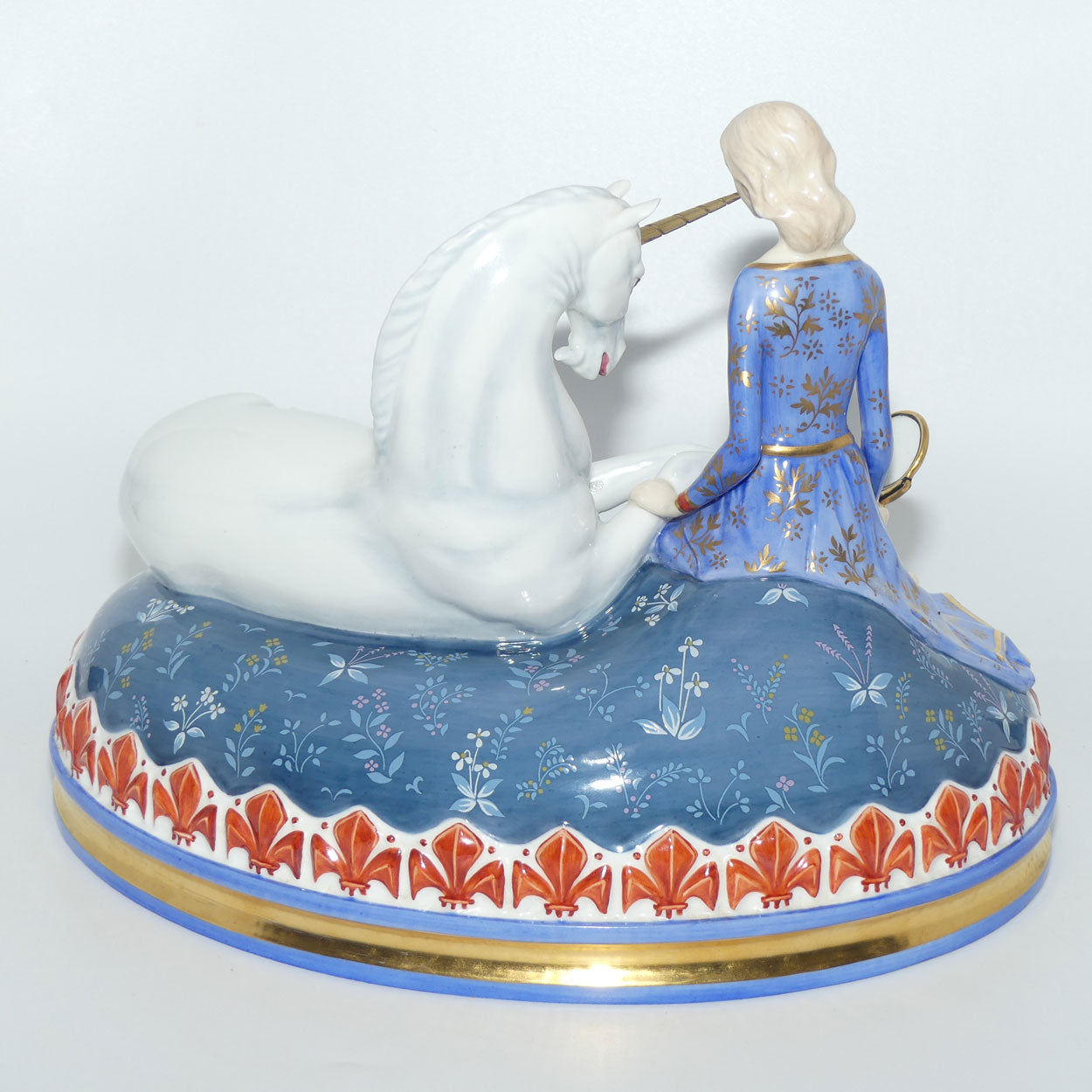 HN2825 Royal Doulton figure Myths and Maidens series | Lady and the Unicorn | LE 184/300