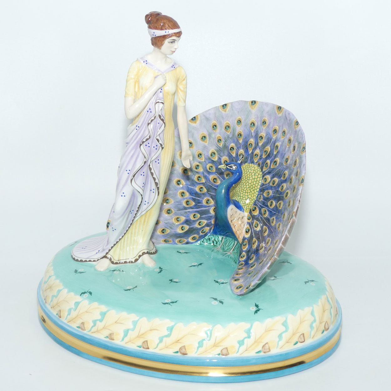 HN2827 Royal Doulton figure Myths and Maidens series | Juno and the Peacock | LE 031/300