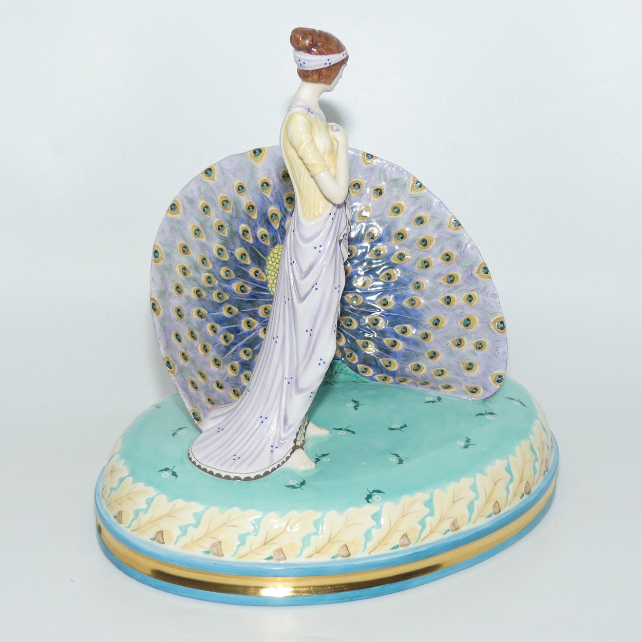 HN2827 Royal Doulton figure Myths and Maidens series | Juno and the Peacock | LE 031/300