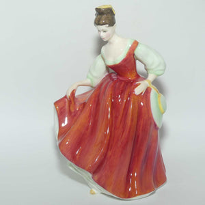 HN2832 Royal Doulton figure Fair Lady | Red | 1990s version