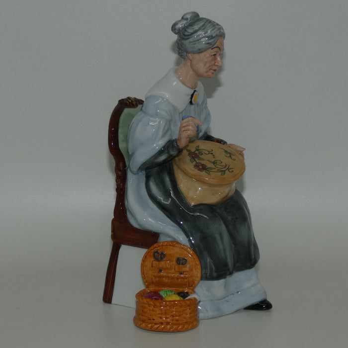 HN2855 Royal Doulton figure Embroidering