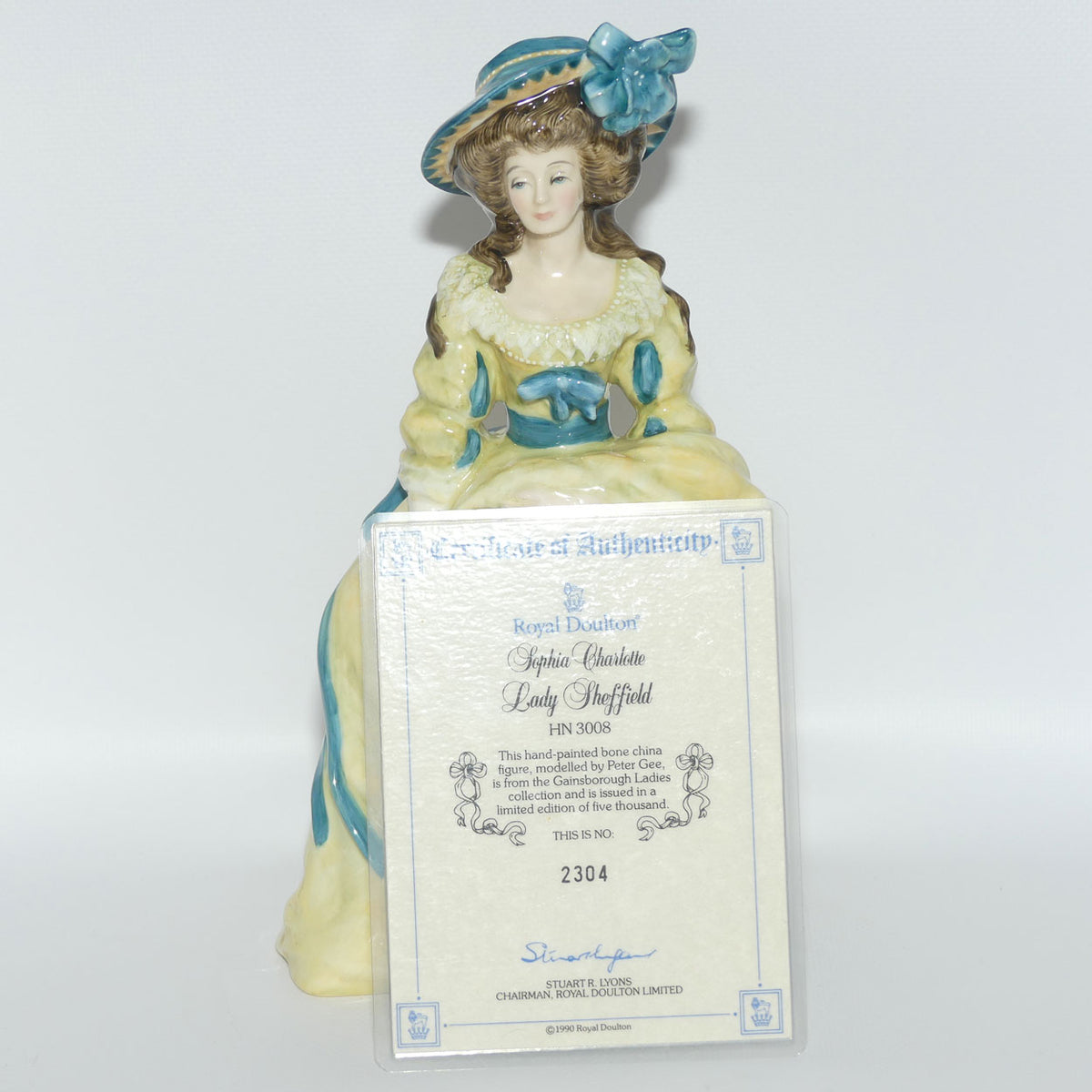 HN3008 Royal Doulton figure Sophia Charlotte, Lady Sheffield | LE 2304/5000 + Cert