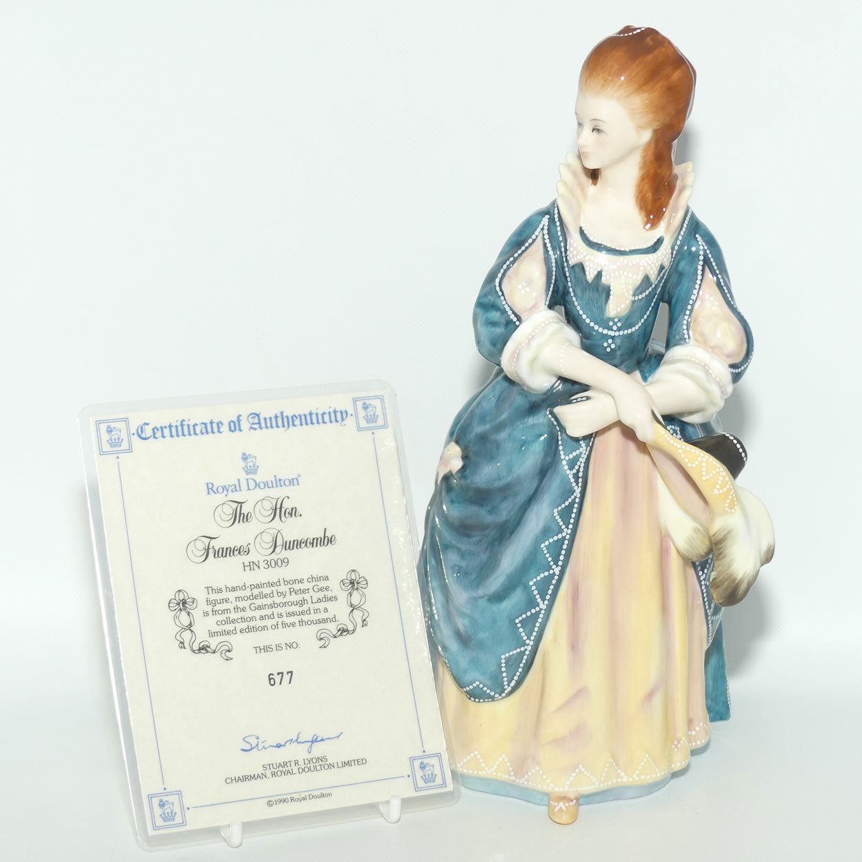 HN3009 Royal Doulton figure The Honourable Frances Duncombe | LE 677/5000