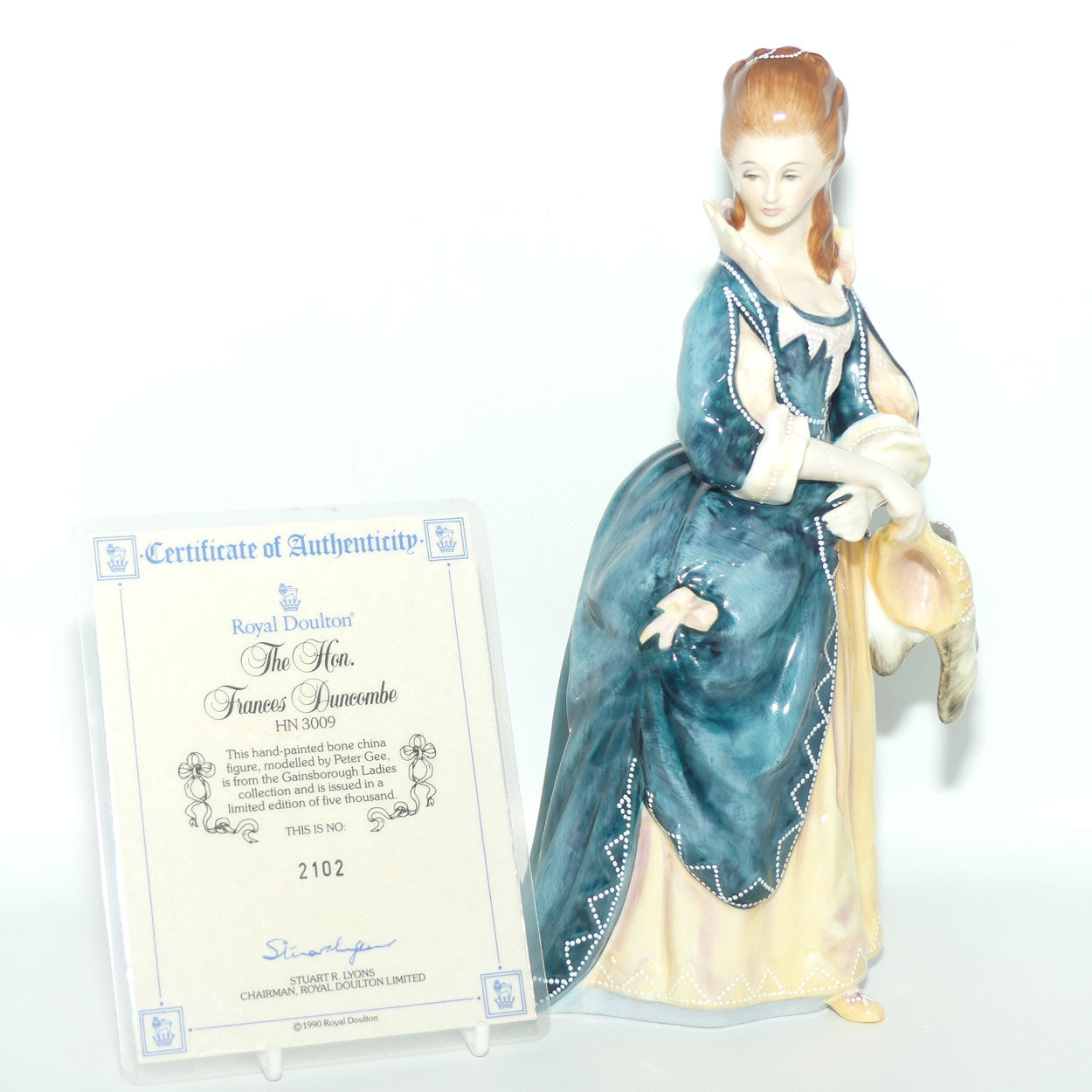 HN3009 Royal Doulton figure The Honourable Frances Duncombe | LE2102/5000