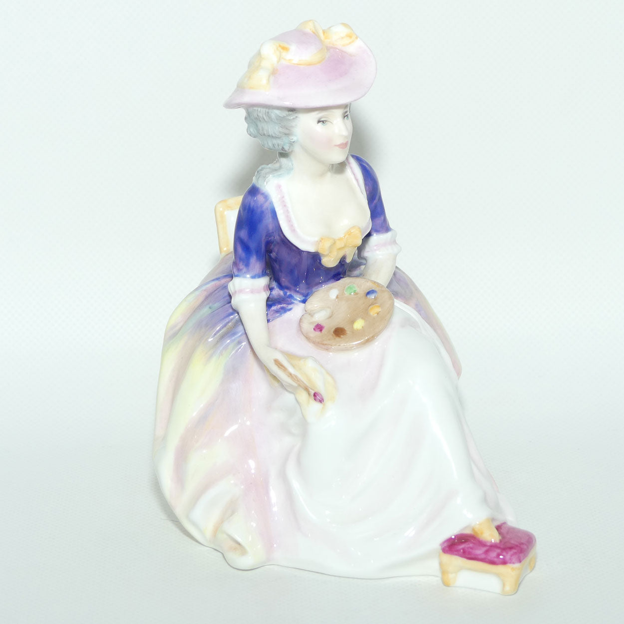 HN3100 Royal Doulton figure Kathleen | Purple | signed + Cert