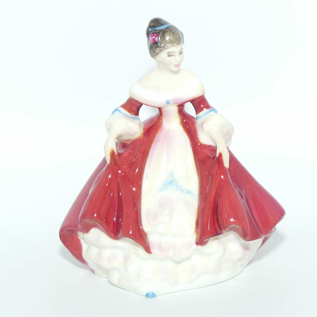 HN3174 Royal Doulton miniature figure Southern Belle | Red | #1
