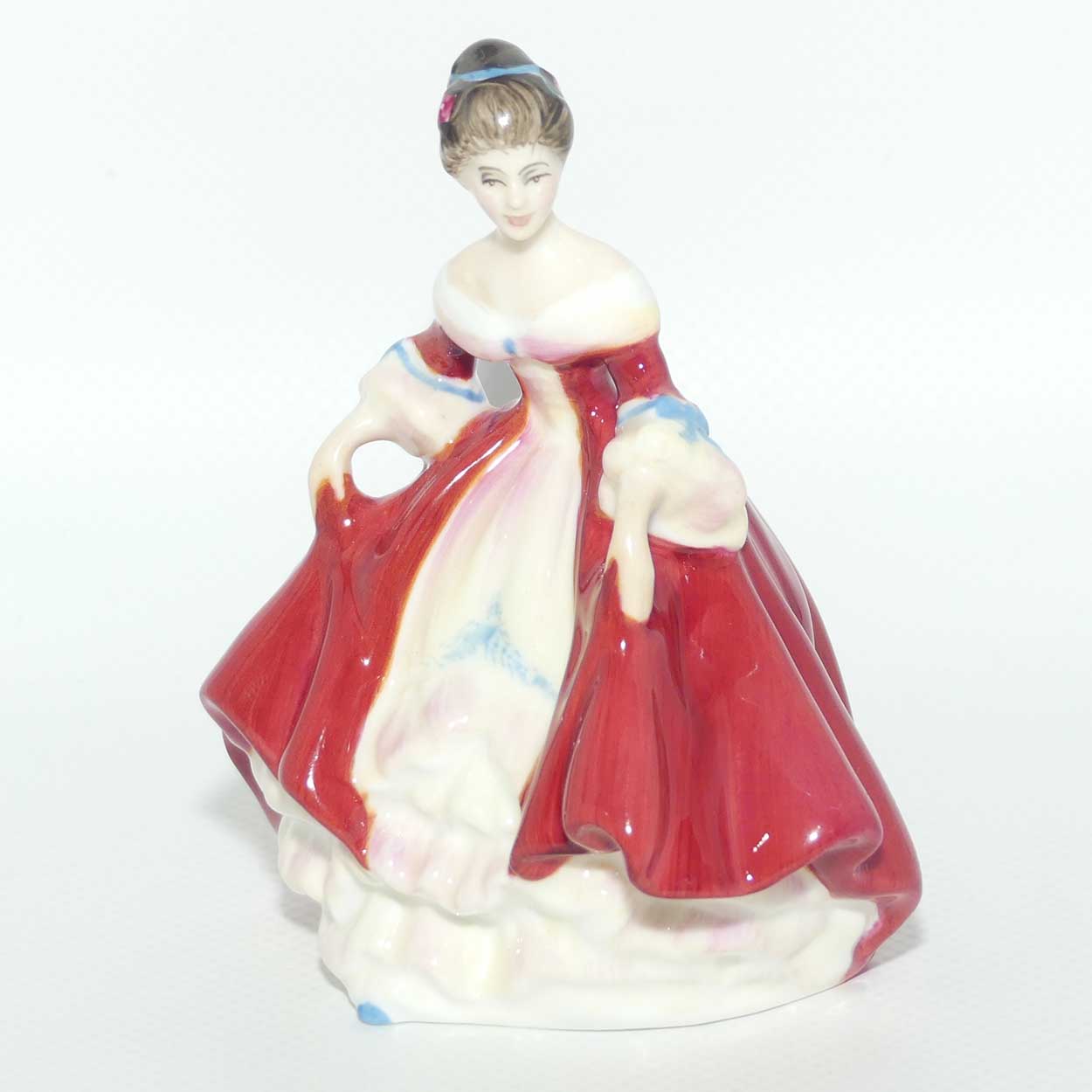 HN3174 Royal Doulton miniature figure Southern Belle | Red | #1