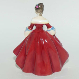 HN3174 Royal Doulton miniature figure Southern Belle | Red