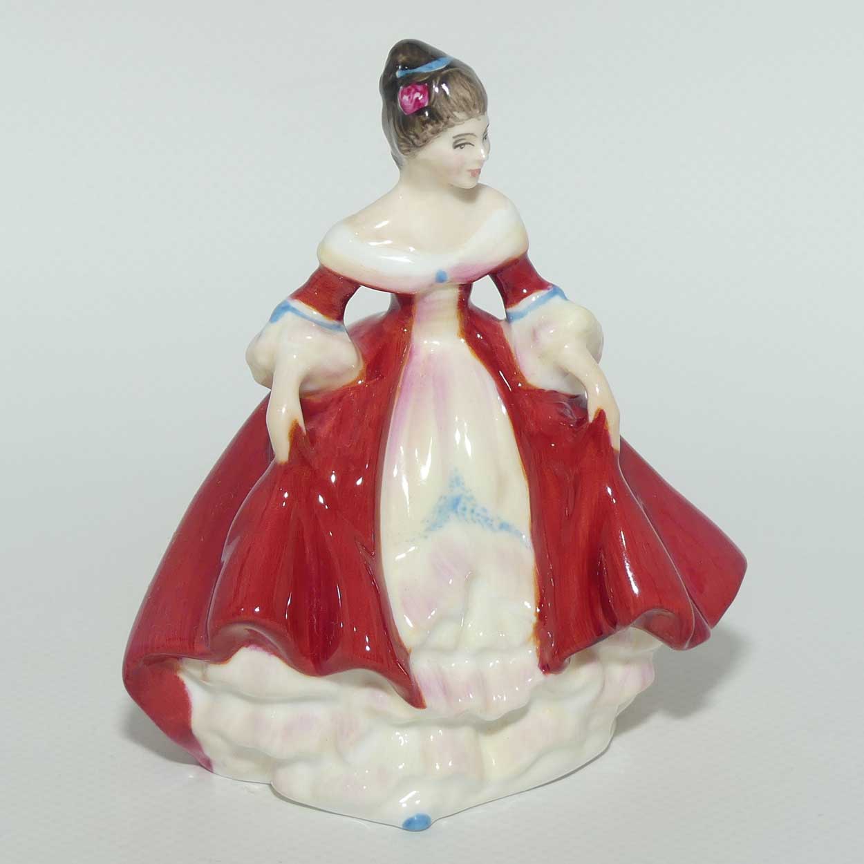 HN3174 Royal Doulton miniature figure Southern Belle | Red