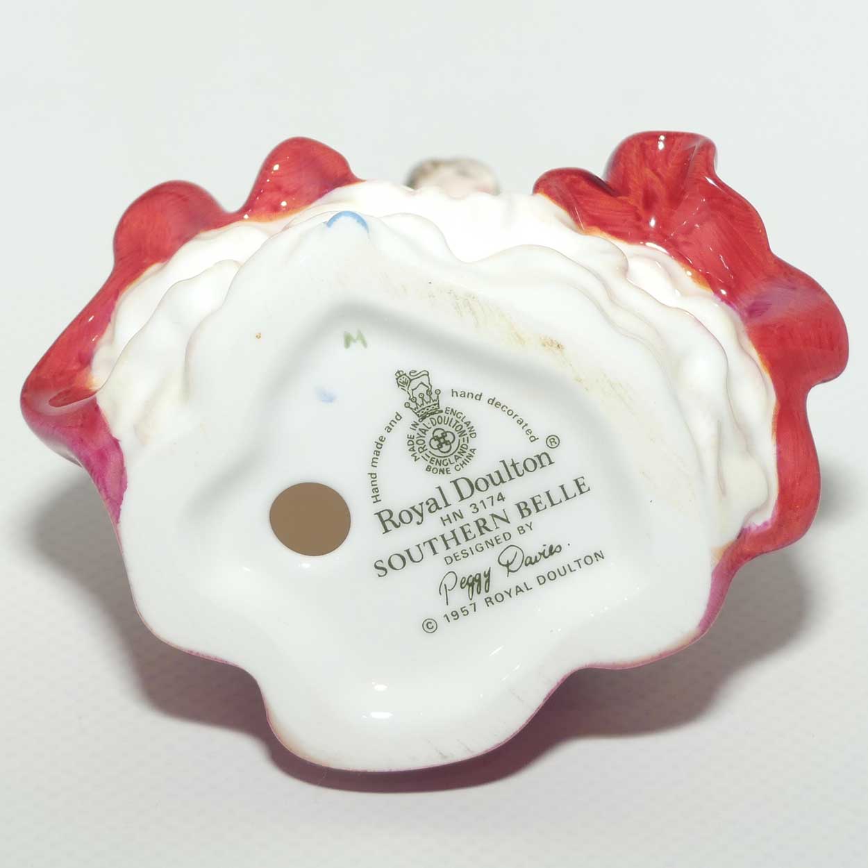 HN3174 Royal Doulton miniature figure Southern Belle | Red