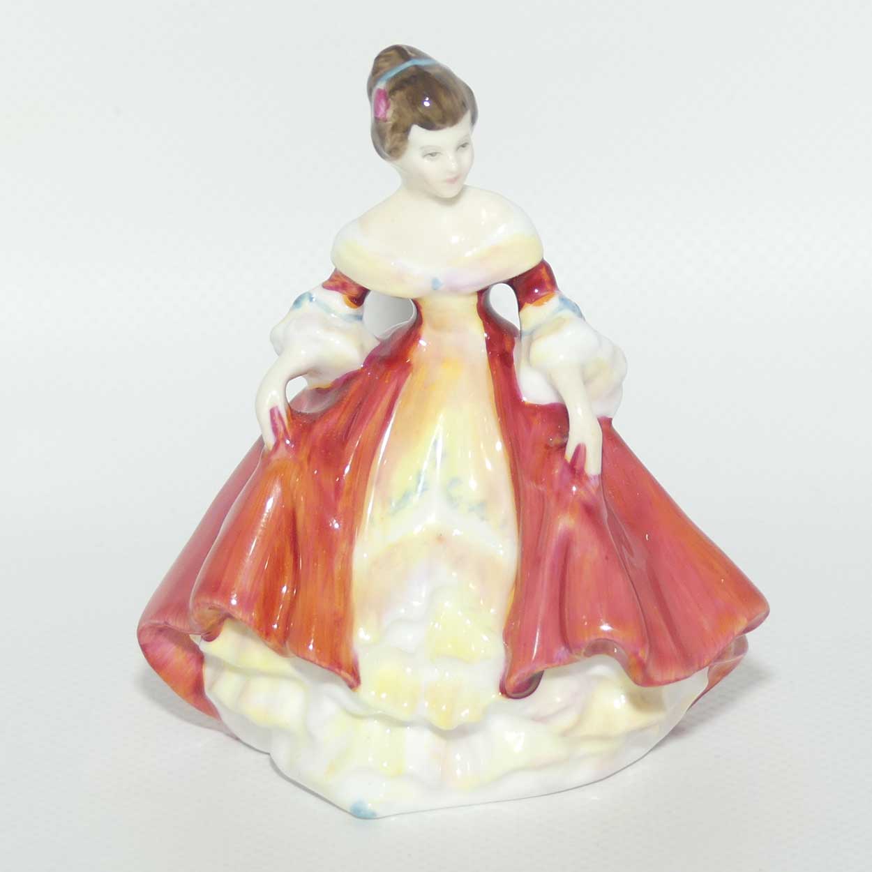 HN3174 Royal Doulton miniature figure Southern Belle | Red | #2