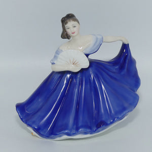 HN3214 Royal Doulton miniature figure Elaine | Blue