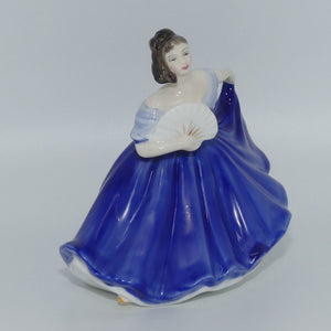 HN3214 Royal Doulton miniature figure Elaine | Blue