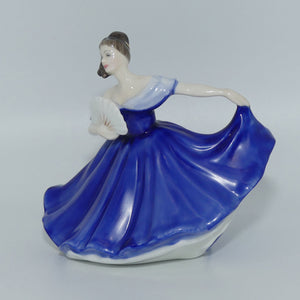 HN3214 Royal Doulton miniature figure Elaine | Blue