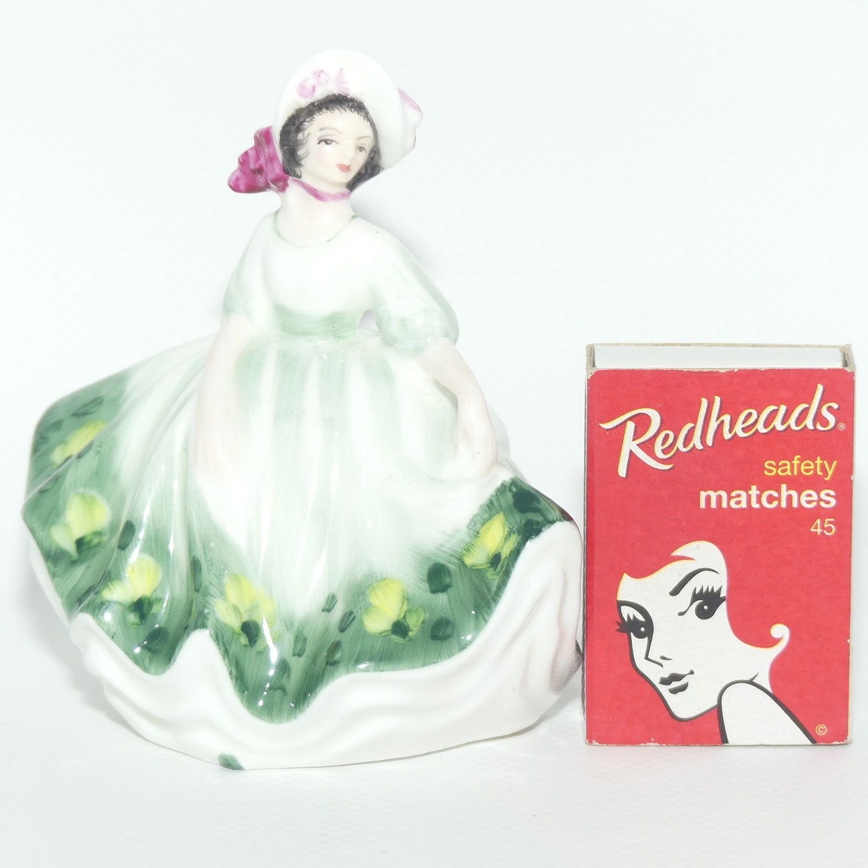HN3218 Royal Doulton miniature figure Sunday Best | Green | #1