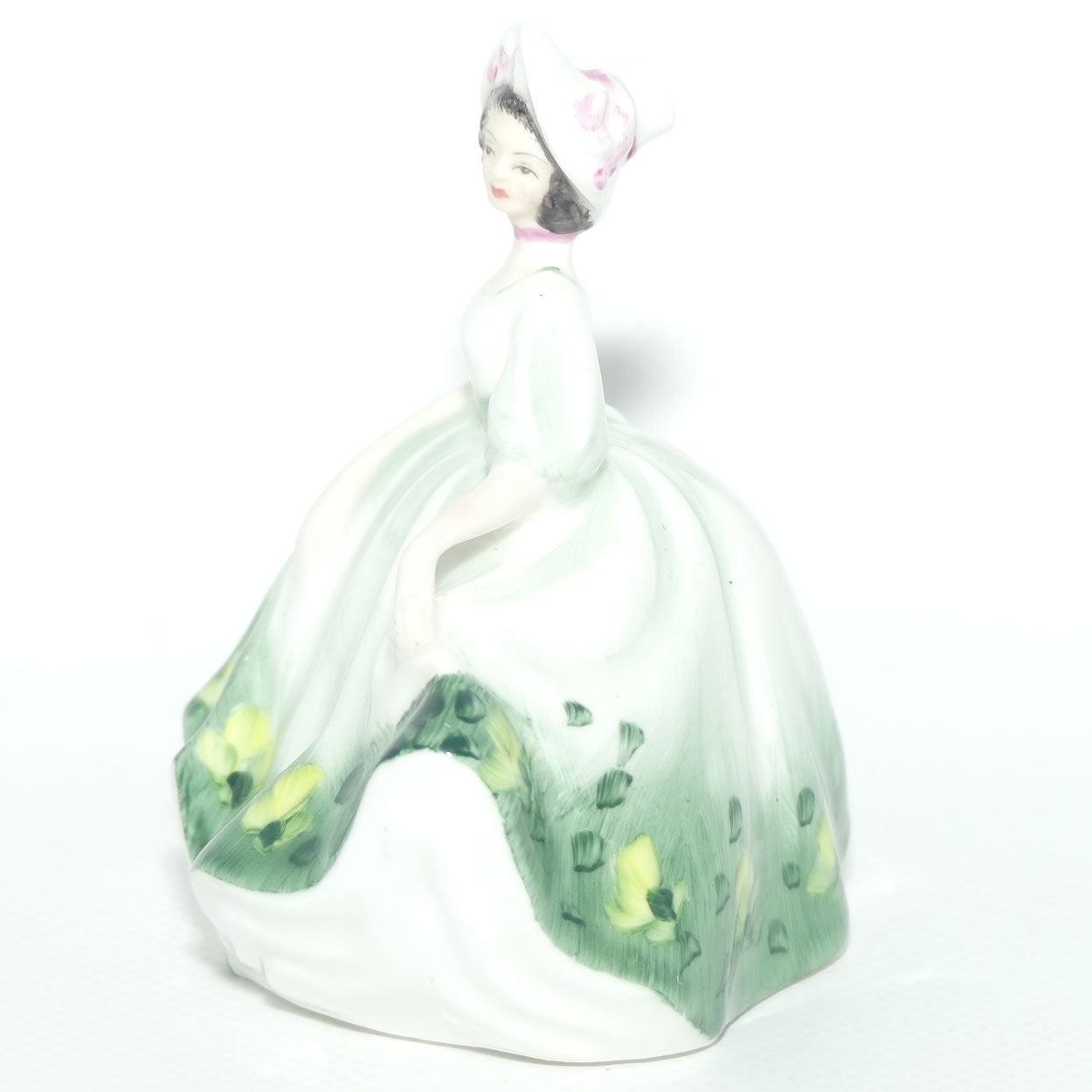 HN3218 Royal Doulton miniature figure Sunday Best | Green | #1