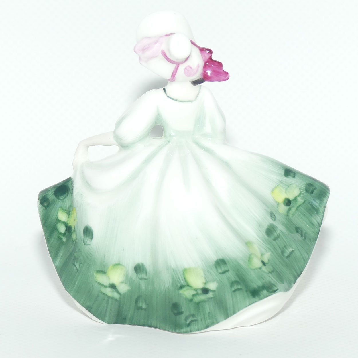 HN3218 Royal Doulton miniature figure Sunday Best | Green | #2
