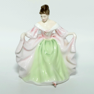 HN3219 Royal Doulton miniature figure Sara | Green and Pink