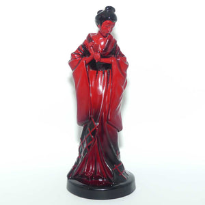 HN3229 Royal Doulton figure The Geisha | Flambe Glaze | #2