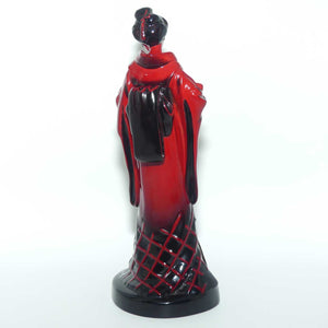 HN3229 Royal Doulton figure The Geisha | Flambe Glaze | #2