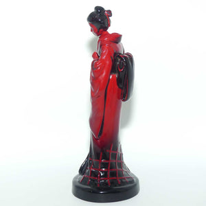 HN3229 Royal Doulton figure The Geisha | Flambe Glaze | #2