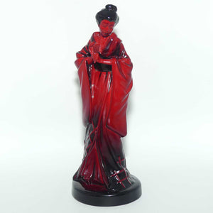 HN3229 Royal Doulton figure The Geisha | Flambe Glaze | #2