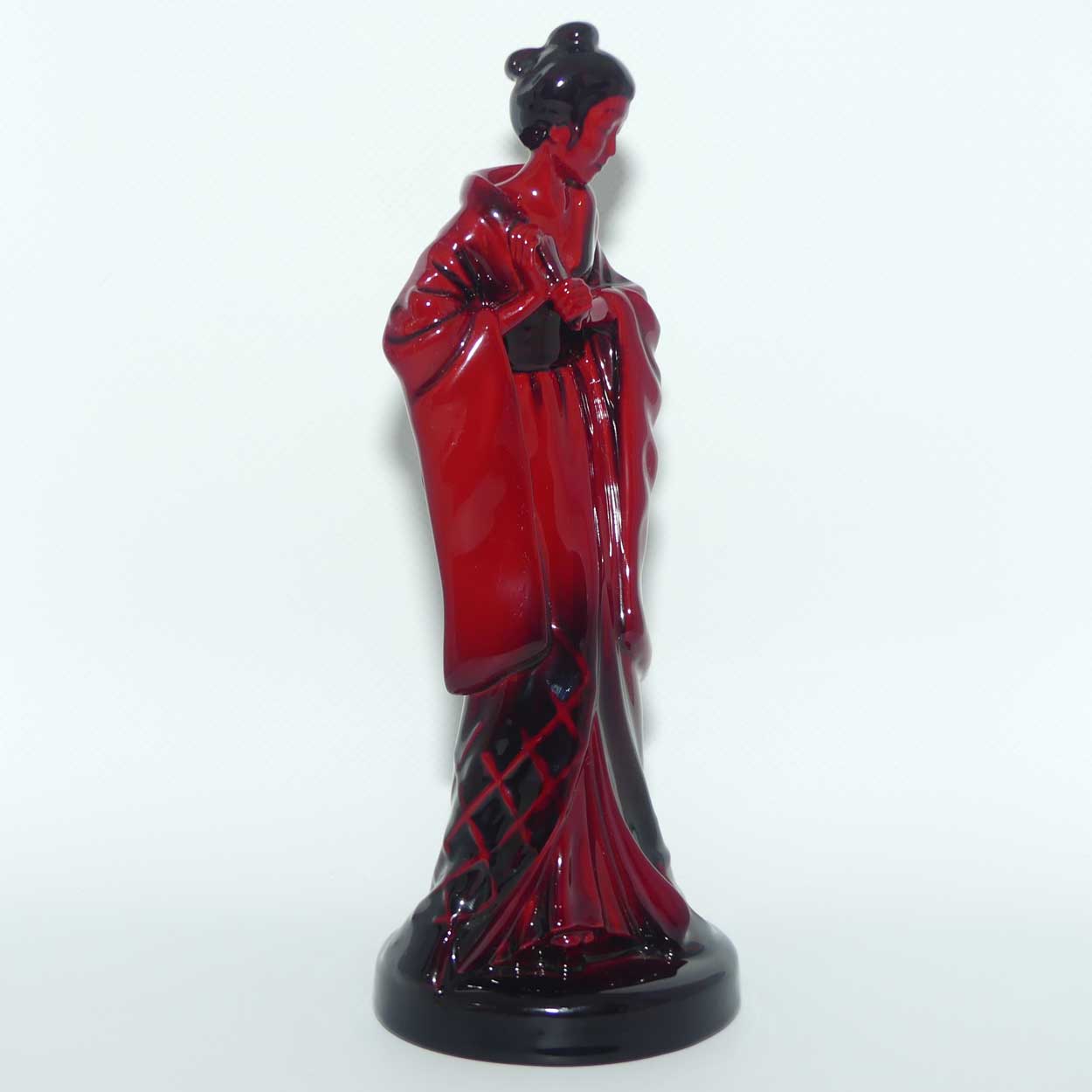 HN3229 Royal Doulton figure The Geisha | Flambe Glaze | #2