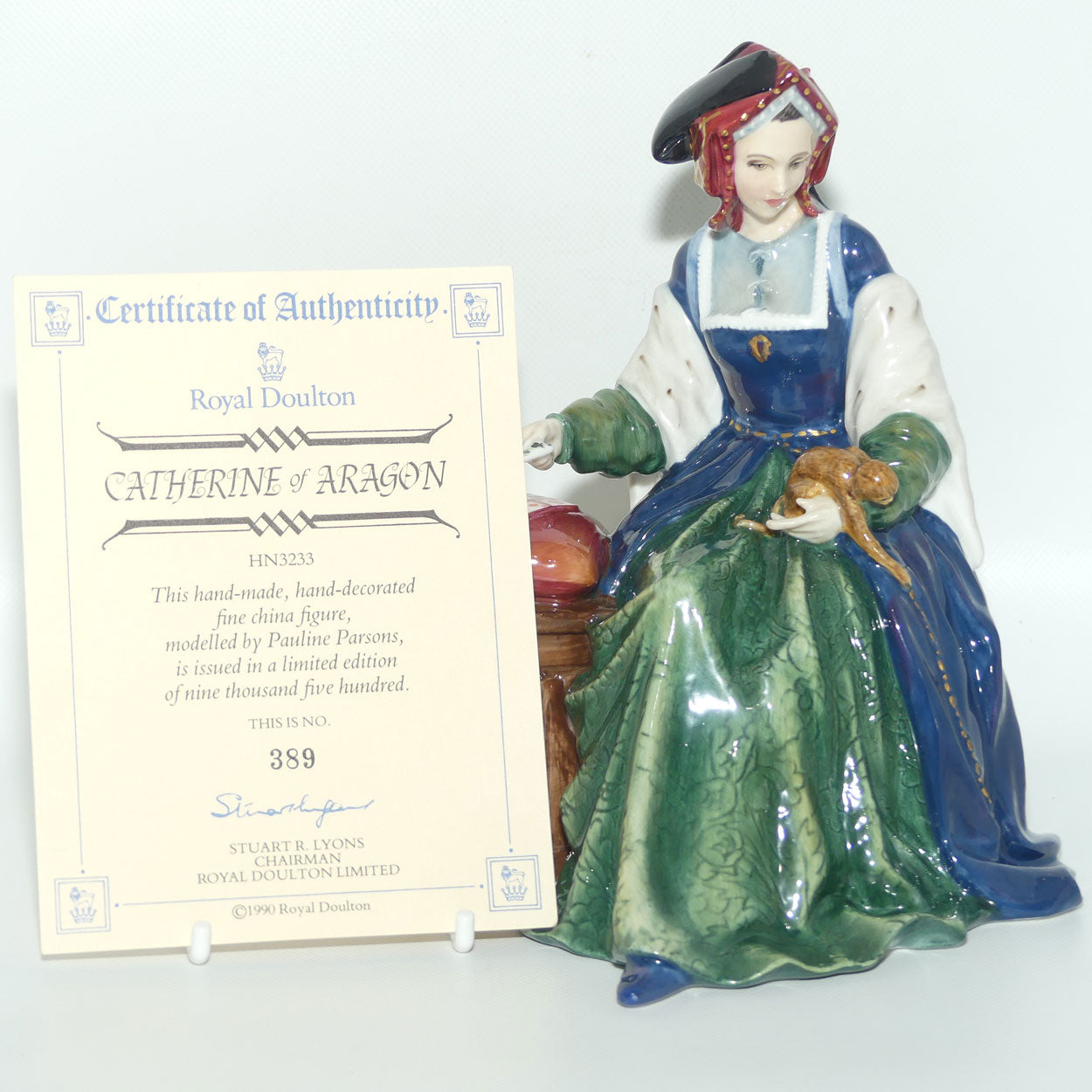 HN3233 Royal Doulton figure Catherine of Aragon | LE 389/9500