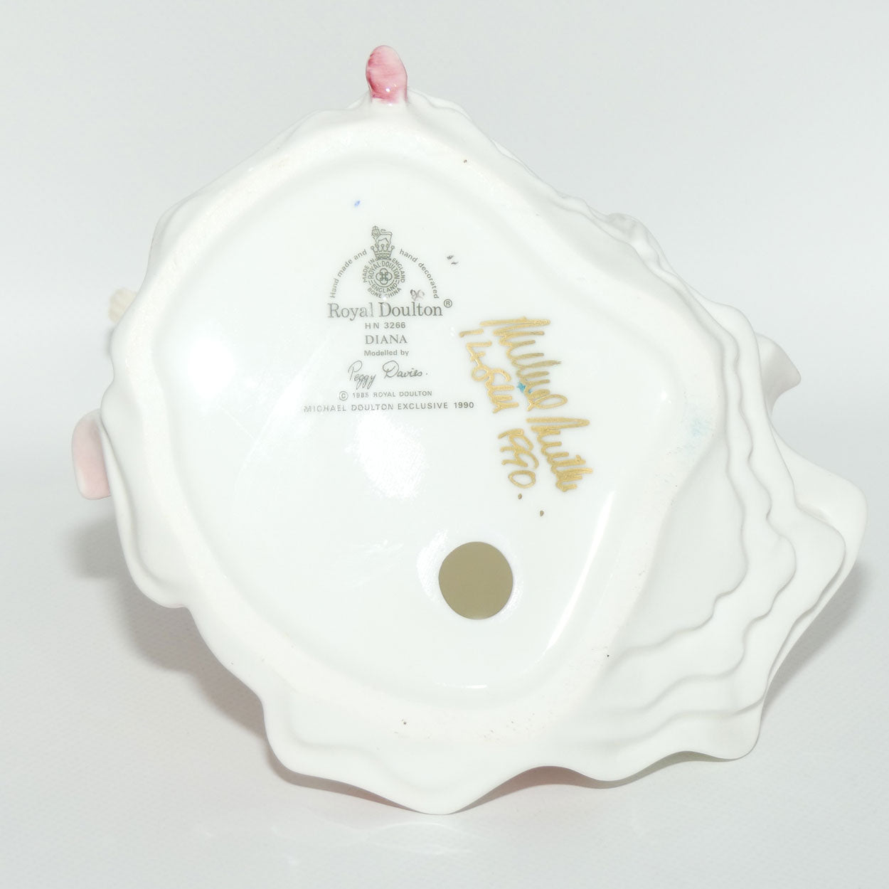 HN3266 Royal Doulton figure Diana | Pink | signed + Cert | #1