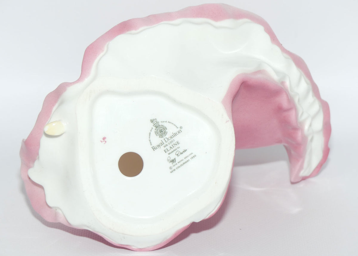 HN3307 Royal Doulton figure Elaine | Solid Pink