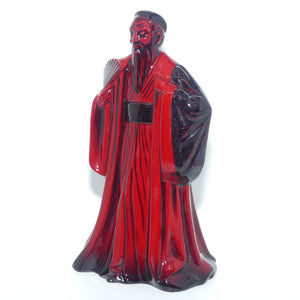 HN3314 Royal Doulton Flambe figure Confucius