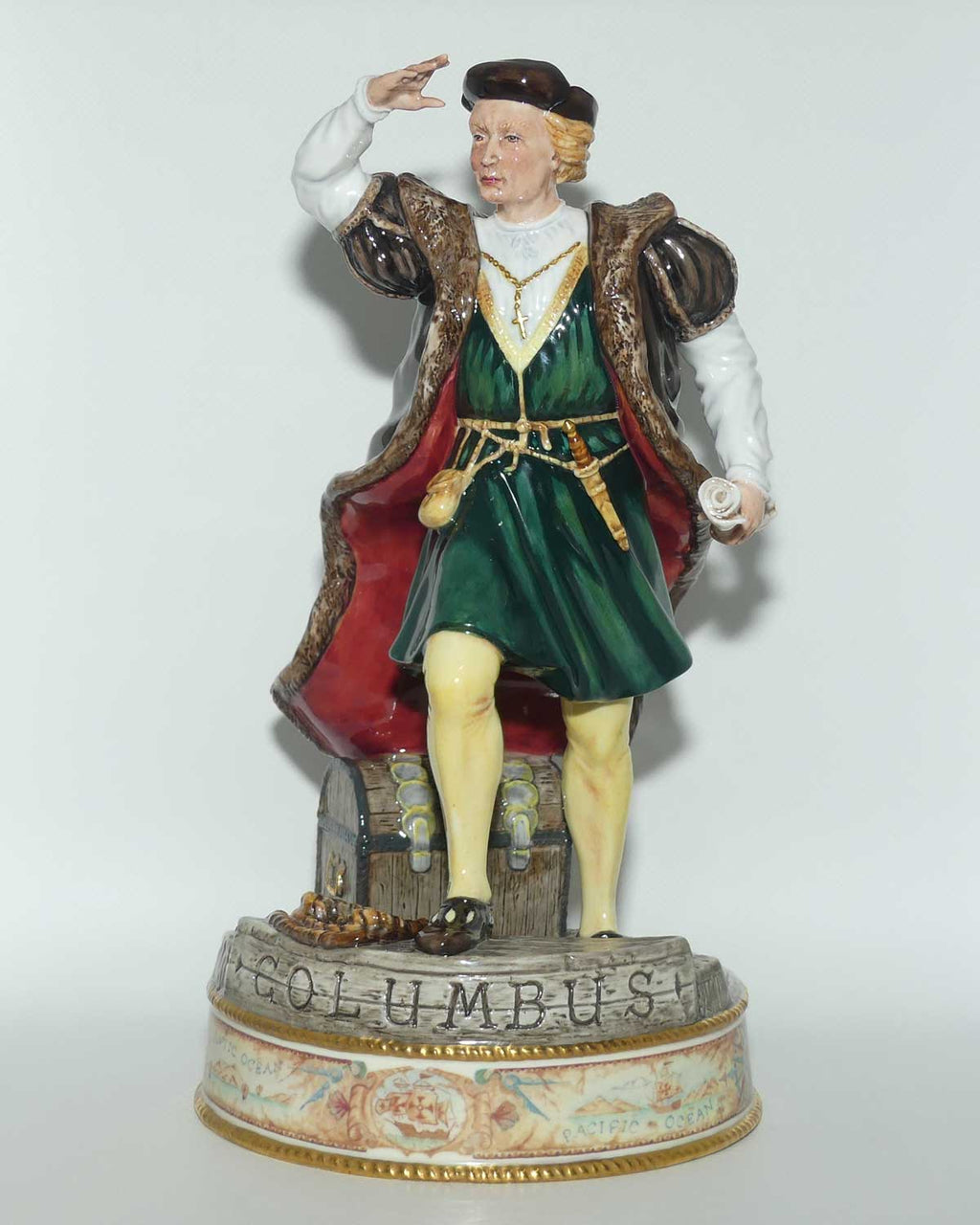 HN3392 Royal Doulton figure Christopher Columbus | Prestige | Ltd Ed | box + Cert