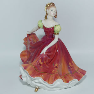 HN3417 Royal Doulton figure Ninette | Red | Roadshow Events colourway