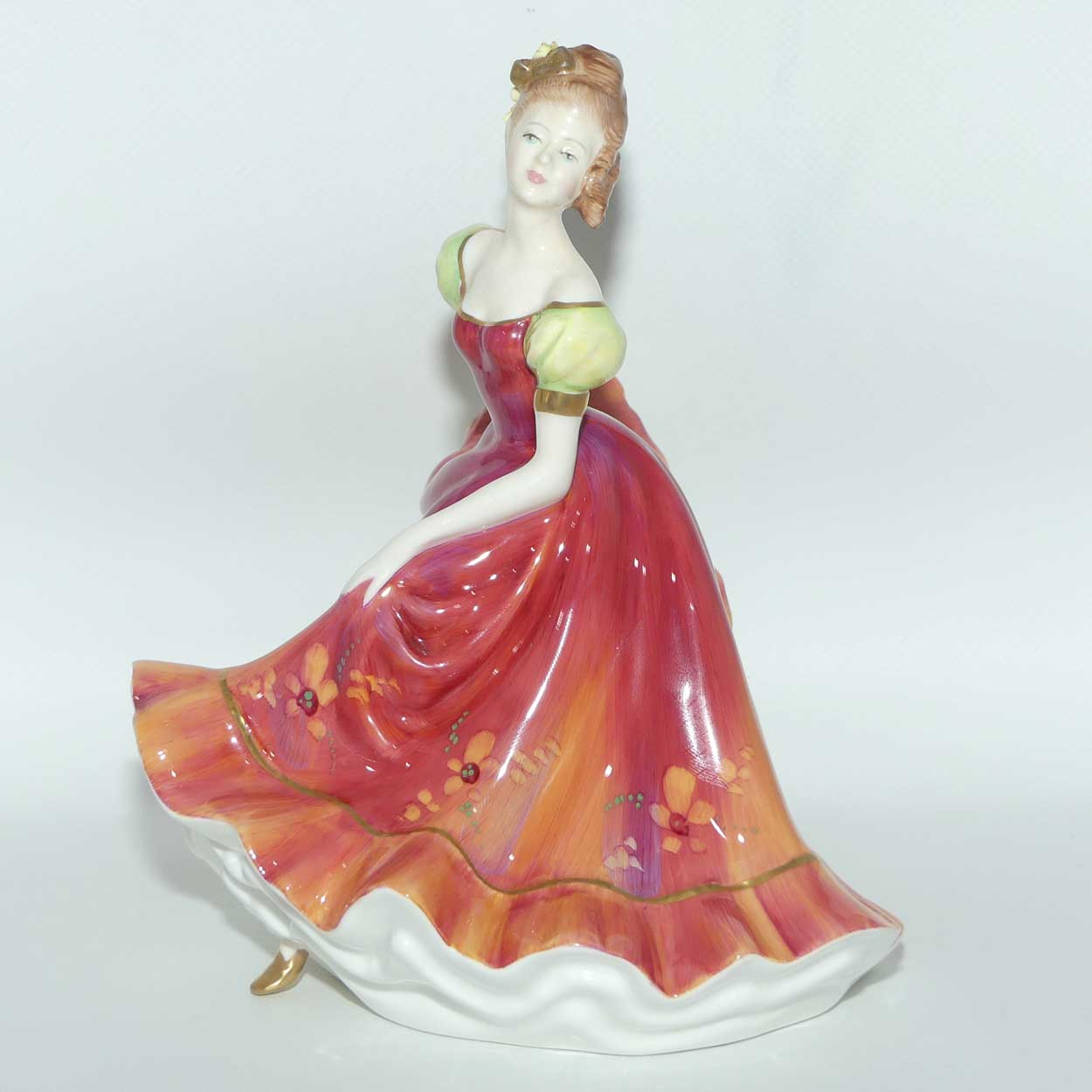 HN3417 Royal Doulton figure Ninette | Red | Special Colourway | signed M Doulton